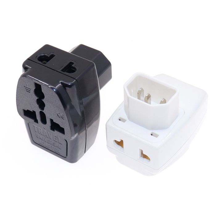 Universal To IEC 320 C14 Plug Adapter With Safety Shutter, PDU/UPS C13 ...