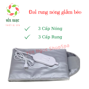 Đai cuốn bụng giảm béo đai nóng rung 3 cấp