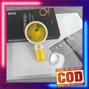 AI-C906 Kipas Angin Genggam Mini Portable Motif Buah Cute Fan USB Charge / Kipas Angin Mini Fan Bentuk Buah Lucu Import