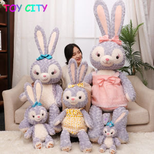 50/70CM StellaLou Anime Friend Of Duffy Bear Soft Cartoon Animal Rabbit Doll Bunny Stellalou Plush Toy For Kids Gift