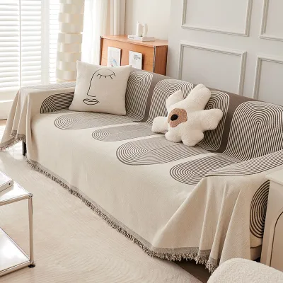 New Chenille chăn sofa Bìa bốn mùa phổ Non-Slip đi văng Gối Đệm Ghế đi văng khăn cho khách Sofa phòng slipcover 1/2/3/4 chỗ ngồi