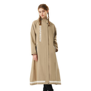 Rainproof! Fashionable extended-length outdoor commuting raincoat for electric bikes