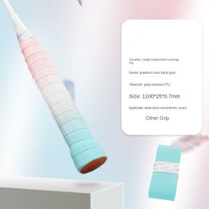 SHIRUI Sweatband Badminton Racket Handle Grip Gradient Non-slip Overgrip Tape Winding Tennis Racket Rubber Grip Racquet Supplies