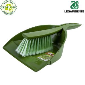 Arix We Like Green Eco Set Brush & Dustpan - Made with Recycled & Recyclable Materials