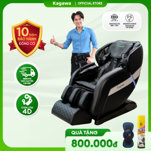 Ghế massage toàn thân Kagawa K6 Pro con lăn 4D di chuyển [CAO CẤP] tự động dò tìm huyệt đạo công nghệ nhiệt hồng ngoại tiên tiến Bảo hành 6 năm miễn phí vận chuyển bảo trì trọn đời