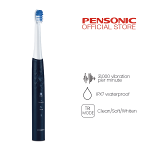 Pensonic Livell Fresh Sonic Electric Toothbrush IPX7 Waterproof Rechargeable | ST1001