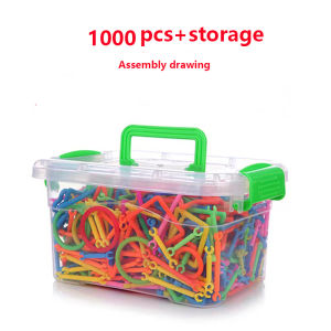 Childrens early education puzzle Baby DIY intelligence stick assembly building block