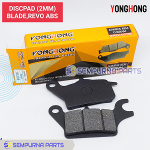 discpad/kampas rem cakram bladerevo abssupra x 125 fi new - yonghong
