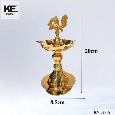 KERALA VILAKKU/Pure Brass Kuttu Vilakku Suitable For Pooja /Festival Decoration/Home Deocration/1 Set