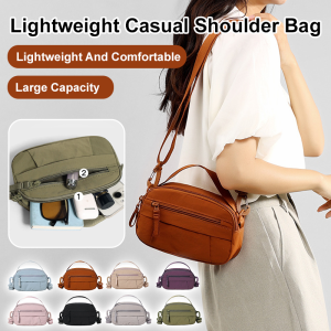 Lightweight Nylon Shoulder Bag Casual Small Satchel Shell Bag Tote Bag Shoulder body Bag