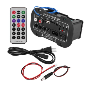 AC 220V 12V 24V Digital Bluetooth Stereo Amplifier Board Subwoofer Amplifiers for 8-12 Inch Speaker