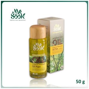 MESOOK น้ำมันนวดกฤษณา(ต้นตำรับ) Agarwood Herbal Spa Oil Extra ใช้สูดดม ทา นวด บรรเทาปวดเมื่อย