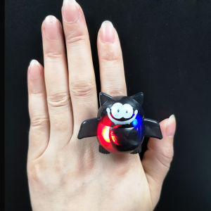 Halloween LED Glow Rings Light Up Rings Flashing Party Favours Halloween Costume Accessories Goodie Bag Fillers Kids Adults Glow In The Dark Rings