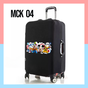 Sarung Koper 24 Inch 20 28 18 Elastis Luggage Cover Pelindung Motif Mickey Mouse Kode MCK