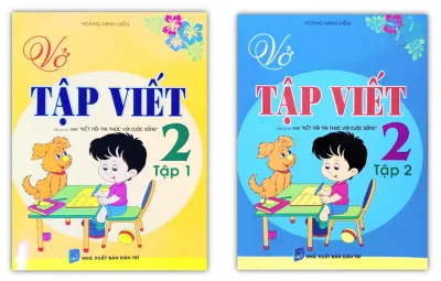 Sách - Combo Vở tập viết 2 - tập 1 + 2 ( biên soạn theo SGK kết nối tri thức với cuộc sống )