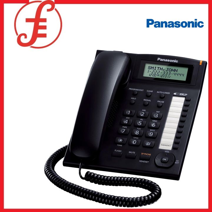 PANASONIC KXTS880MX Corded Deskphone with Caller ID and Speakerphone