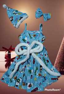 KIDS OOTD CHRISTMAS DRESS