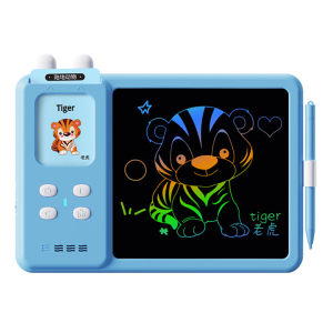 ToysgeniX Gift For Kids Talking Flash Card Drawing Tablet Smart Card Learning Writing Board LCD Writing Tablet For Kids