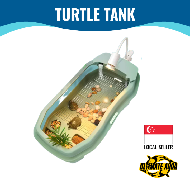 Yee Turtle Tank, Tortoise Tank With Terrace, Special Tank For Domestic Turtle Breeding, Small