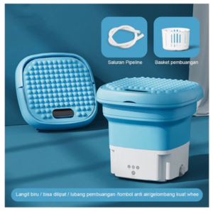 Mesin Cuci Portable Bisa Dilipat/Mesin Cuci Kost/Mesin Cuci Serbaguna