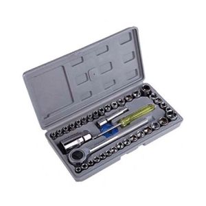 BFCC 40-piece car and motorcycle tool set sleeve set toolbox Wrench sleeve set kit