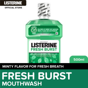 Listerine Fresh Burst Mouthwash 500ml : mouth wash for bad breath