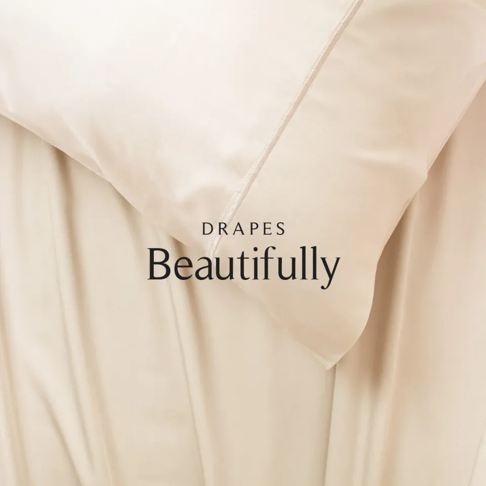 Fitted Sheet Set) Grand Atelier Silky Bamboo Viscose Fitted Sheet