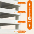 JAERSENT Microwave Rack Oven Rack Kitchen Rack Stainless Steel Storage Rack Height-adjustable, retractable base. 