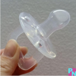 Ti ngậm cho bé ty ngậm silicon Cacara ti giả dẻo có đầu tròn và đầy dẹp