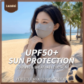 LAZALAI Protect The Corners of The Eyes Sunscreen Face  Contour The Face UPF50+ Facekini Reusable Running  Cycling UV Protection Face Cover Women. 