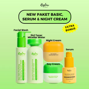 Reglow New Paket - Skincare Untuk Perawatan Kulit Wajah