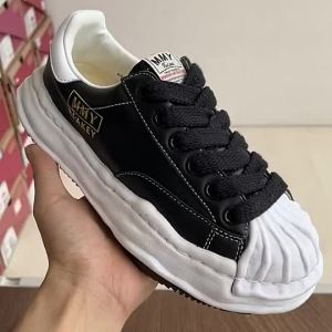 2025 New Original ✅   MMY Wayne Sole Leather Low Mens and Womens Running Shoes Sneakers