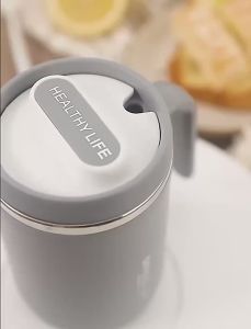 500ml Coffee Cup Water Cup High-Grade Insulation Cup With Straw Mug 304 Stainless Steel Tea Cup