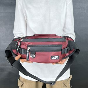 Tas Selempang Pinggang Pria AR APPAREL Black Box Waistbag Slingbag Sporty Style