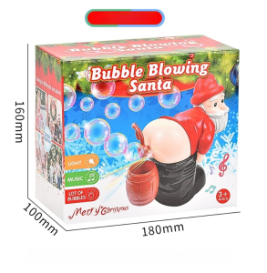Merry Christmas Bubble Machine Fun Gift Electric Toys Quirky Music Bubbles
