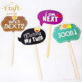 The Craft Decor Photo Booth Props Wooden Stick | Wedding Party Event Photoshoot Decoration | Props Kahwin. 