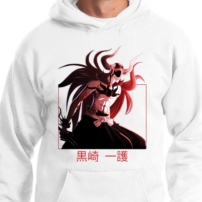 Kurosaki Ichigo Jacket Hoodie Bleach Anime Orihime ishida sado