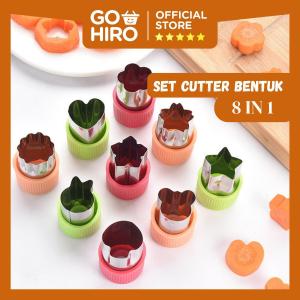 Cetakan Pemotong Bentuk 8 Pcs Buah Kue Kering Cookies Sayuran Biskuit Pastry Cutter buah