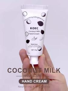 KOEC English version of coconut milk hand cream moisturizing and anti-chapping for export MSDS