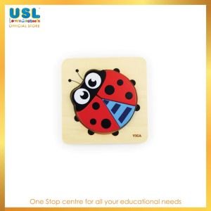 Handy Block Puzzle (Ladybird) - Early Learning & Educational Toys & Basic Puzzle Skills