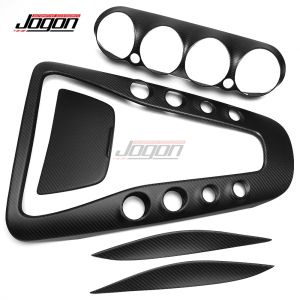 mv1 5PCS Carbon For Benz AMG GT GTS GTR 2016 2017 2018 Car Inner Centre Dashboard Air Vent Panel Gear Shift Cover Trim Accessories 5B9Z7