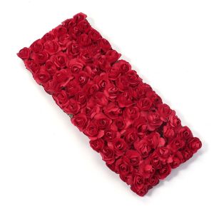 LUMINOU 144PCS 2CM Artificial Rose Flower Paper Rose Mini Artificial Flowers Bouquets DIY Paper Rose Bouquet Wedding Decorations