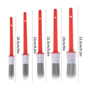 5Pcs/Set Car Sharpening Wire Cleaning Brush Deep Clean Hard-Bristle Dashboard Air Outlet Wheel Detailing Brush Auto Cleaning Tool