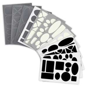 4 Pcs Down Jackets Repair Patches Easy to Use Tear Resistant Adhesive Fabric Patches for Hole Repairing