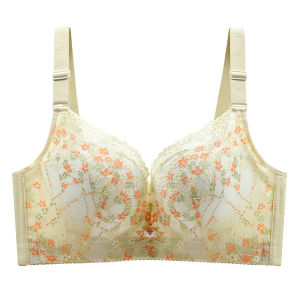 Plus saiz Underwire Bra untuk wanita Push Up Anti Sagging Thin Cup Minimizer laras Side sokongan pakaian saiz 34-46 CD Cup