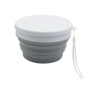 HJKL Nắp Bát Silicon Có thể gập lại Tái sử dụng Cấp thực phẩm Hộp đựng thực phẩm di động Đa chức năng Nhỏ gọn Hộp cơm gấp Ngoài trời