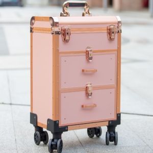 Cốp Kéo Đựng Đồ Nghề Làm Nail - Trang Điểm - Nối Mi - Phun Xăm 3 Tầng Cao Cấp