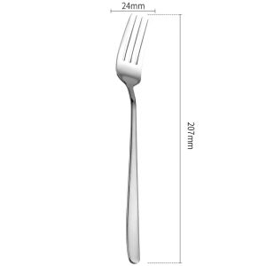 Korean Style Flatware Stainless Steel Dining Spoon and Fork