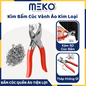 Kìm Bấm Cúc Vành Áo Kim Loại Đa Năng( Tặng Kèm 50 Cúc Bấm) Bộ Kìm Bấm Khuy Kèm Cúc Bấm 9.5mm Thép Không Gỉ Bấm Cúc Quần Áo Tiện Lợi
