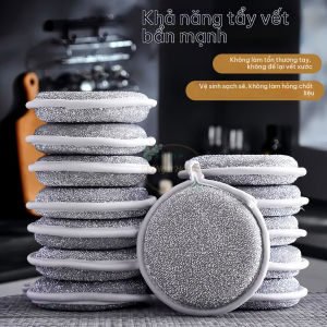 Miếng Giẻ Rửa Bát Sợi Kim Loại Miếng Bọt Biển Cọ Rửa Xoong Nồi Chống Xước Chén Dĩa
